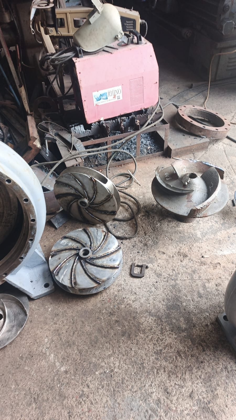 Rekondisi impeller Arutala Nusa Teknik Balikpapan