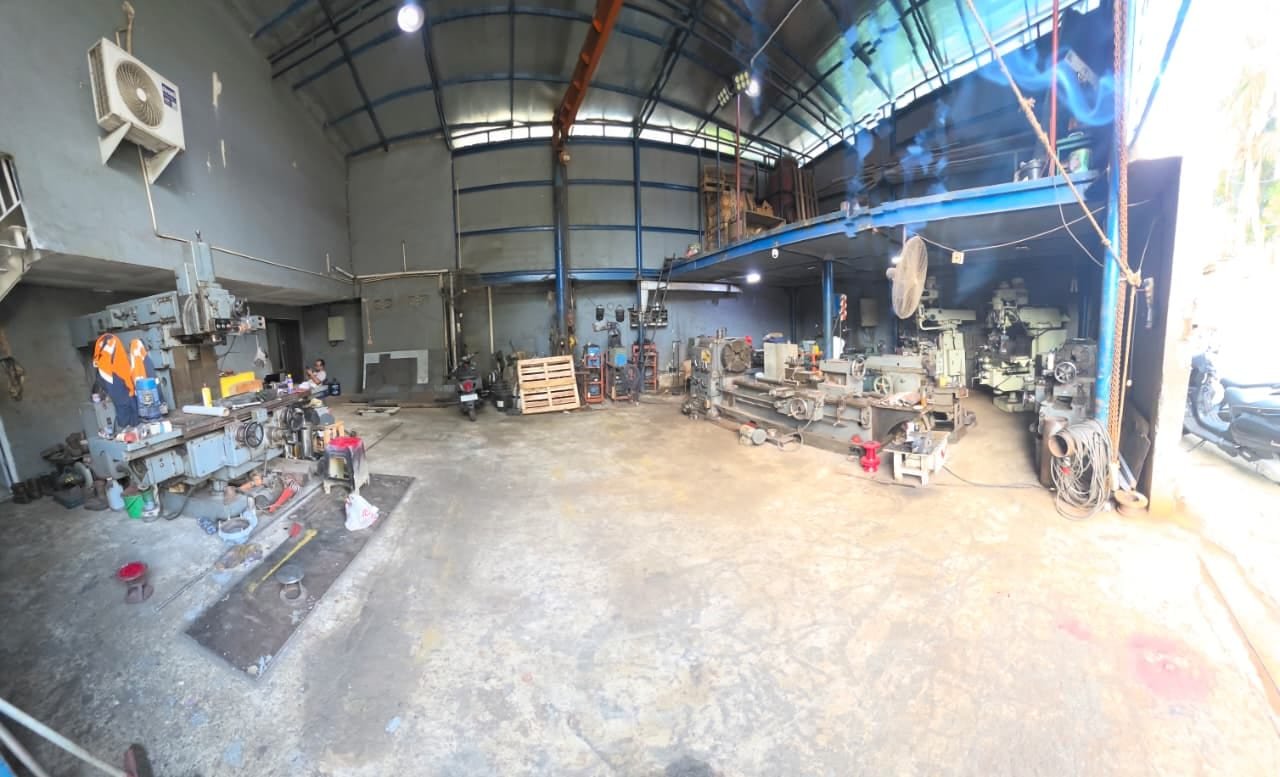 Workshop machining dan fabrikasi Arutala Nusa Teknik Balikpapan