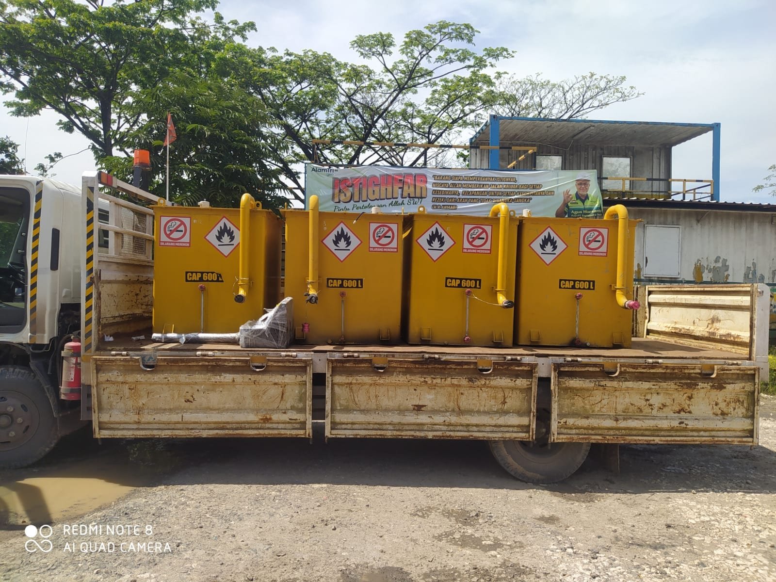Fabrikasi Tangki Industri 600 Liter
